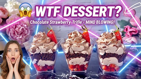Quick and Delicious Chocolate Strawberry No Bake Dessert Cups in 15 Minutes. Easy and Yummy!