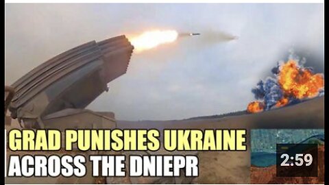 "Grad Shelling Concentration on Dnepr's Right Bank in Ukraine"