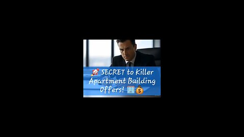 Secret to Writing KILLER Apartment Building Offers ✍️🏻 🏢