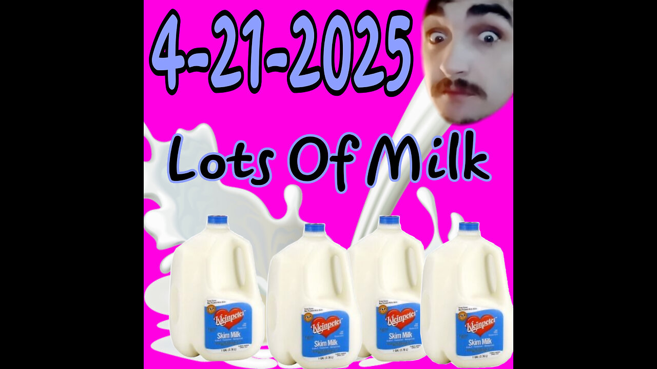 4-21-2025 Lots Of MILK Square & Cows
