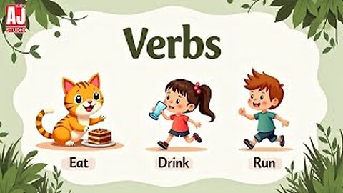 Verb Forms for Kids | Learn V1 V2 V3 with Fun Examples 😊