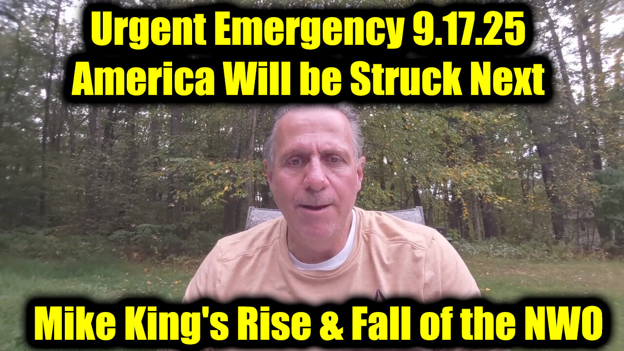 Mik. Urgent Emergency 9.17.25 - America Will be Struck Next