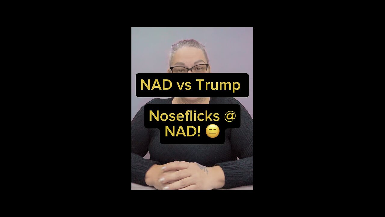 NAD vs Trump - Noseflicks @ NAD 😑 #signlanguage #talk #reaction #asl #knowledge