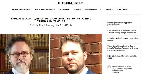 Trump White House Employs Convicted Islamic Terrorist