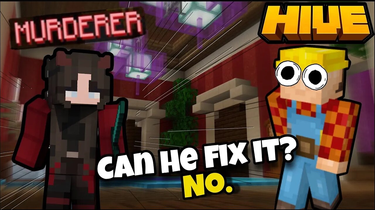 Minecraft Murder Mystery But I Killed a Childhood Icon 😅 (Hive Gameplay)