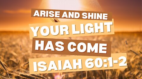 Arise and Shine: Your Divine Moment Has Come