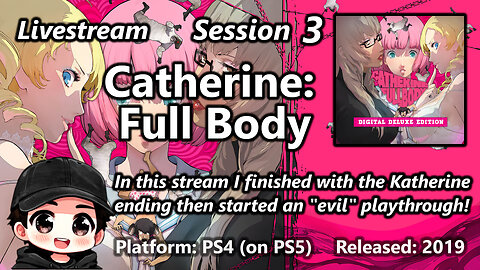 Session 3 of Catherine: Full Body (PS4 on PS5)