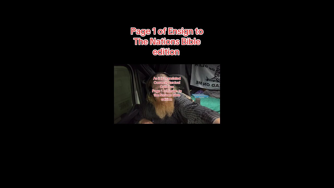 Page, 1 of Ensign to the nations Bible edition