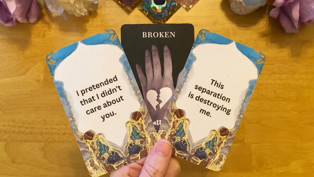 THEY ARE DONE PRETENDING THAT THEY DON'T WANT YOU & ARE DOING FINE WITHOUT YOU (LOVE TAROT READING)
