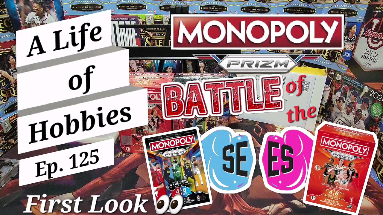 Two-fer Tuesday - Battle of the ♂️♀️ Round 3 Monopoly Prizm NBA Vs WNBA e125