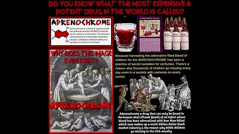 CANNIBALISM IS REAL - PINEAL GLAND & ADRENOCHROME HARVESTING - IT'S ONE OF PEDOWOODS DEEPEST & DARKEST SECRETS