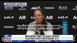 Liberal Reporter Tries To Bait Tennis Players Into Criticizing Trump