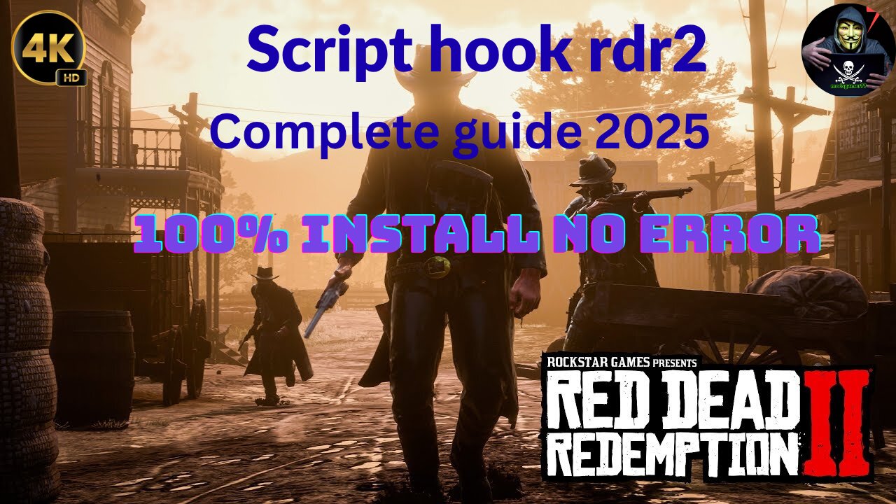 🎮 How to Install & Use Script Hook in Red Dead Redemption 2 | Full Guide for Beginners (2025)