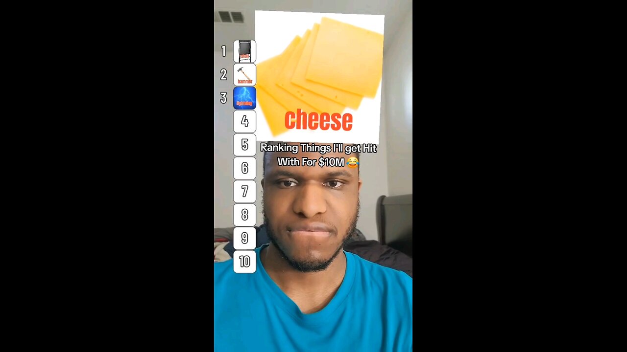 Ranking Things I'll get hit with for $10 Million 😂