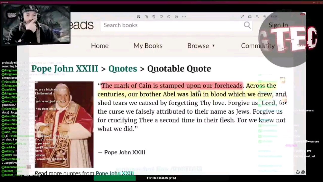 Adam Green shows BigTech how cucked the Vatican/Pope really is (CLASSIC KMN & BT)