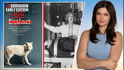 Bongino Report Update Apr 9: Extinct Dire Wolves Are Back (Kinda) — But Should They Be? BR Early Edition w/ Evita (Ep.177)