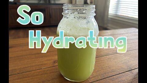 Hydrate your Body at a Deep Level with this JUICE RECIPE!