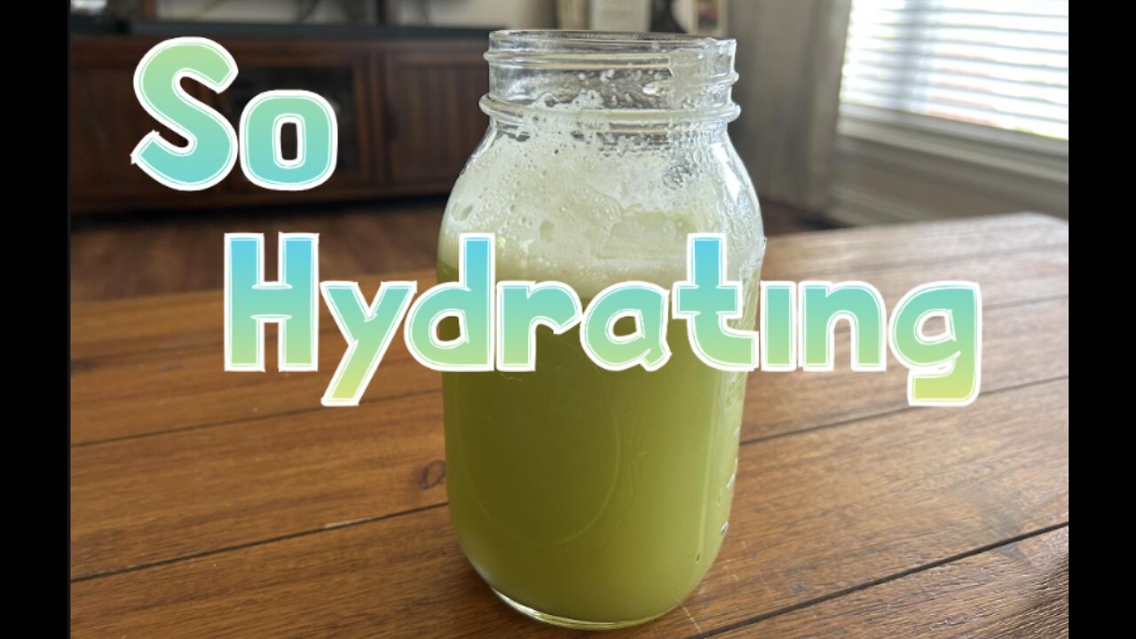 Hydrate your Body at a Deep Level with this JUICE RECIPE!