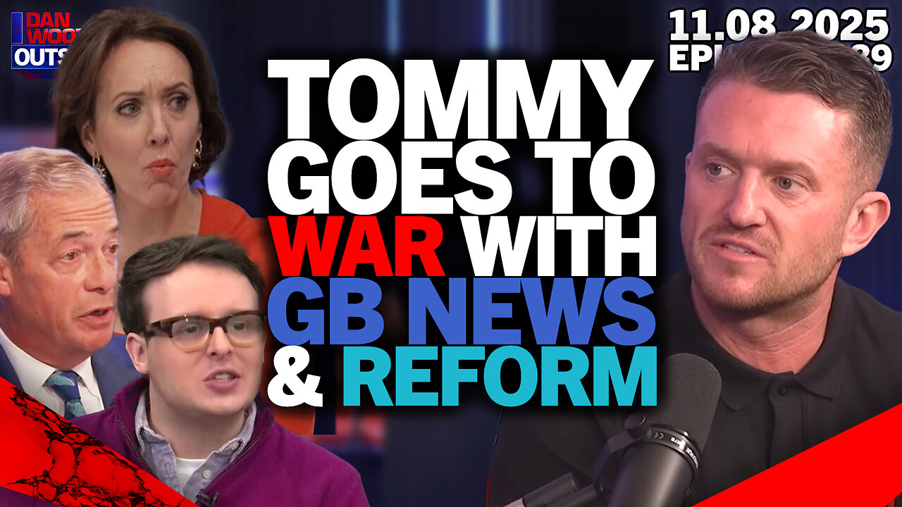 🚨LIVE! GB NEWS AT WAR WITH TOMMY ROBINSON AFTER PRESENTERS CALL HIM “DANGEROUS” & REPORT TO COPS
