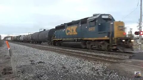 4 Awesome CSX Train Moments from Sterling Ohio on December 26 2023