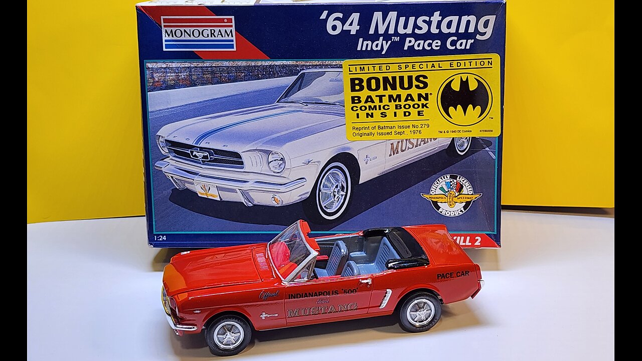 64 Mustang Indy Pace Car (MONOGRAM 1/24 Scale)
