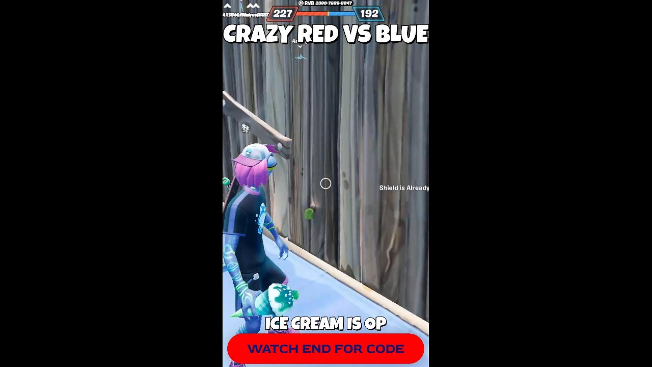 CRAZY RED vs BLUE - Ice Cream Code