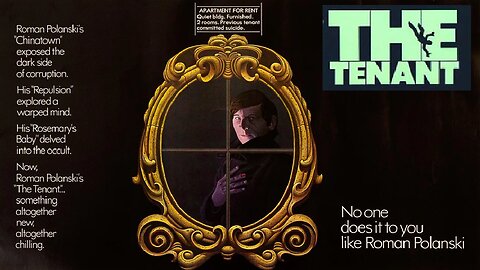 THE TENANT 1976 Neurotic Paranoid Bachelor Rents Apartment with a Sordid Past FULL MOVIE HD & W/S