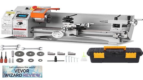 VEVOR Mini Metal Lathe Machine 7'' x 16'' 800W Precision Benchtop Power Review