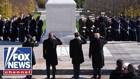 Trump and Vance participate in wreath-laying ceremony at Tomb of the Unknown Soldier