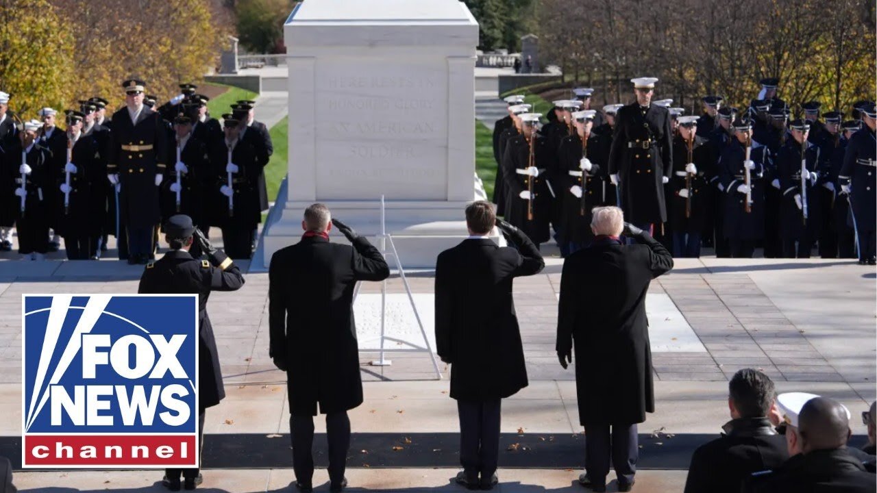 Trump and Vance participate in wreath-laying ceremony at Tomb of the Unknown Soldier