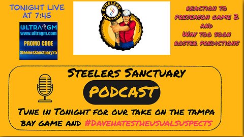Steelers Sanctuary Live at 7:45