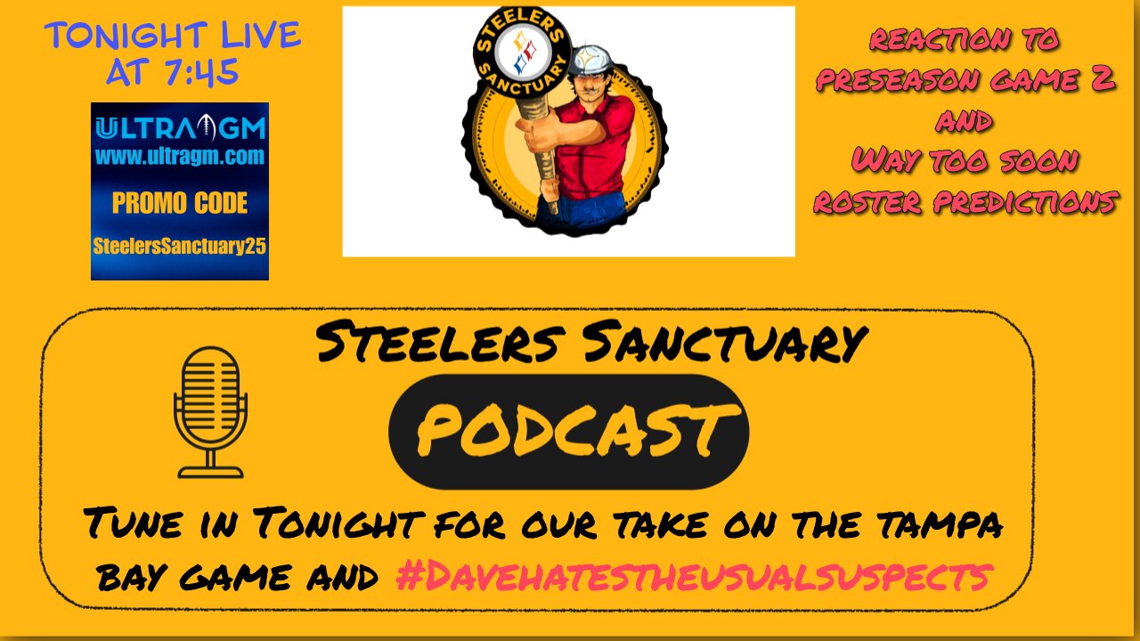 Steelers Sanctuary Live at 7:45