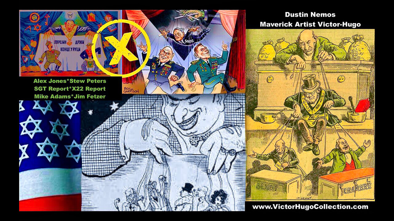 Dustin Nemos and Victor Hugo Alt News Media Controlled Opposition Puppets hiding Jewish Supremacy