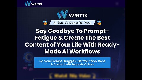 Tired of Prompting? Writix AI Packs 300+ Ready Workflows to Supercharge Your Writing