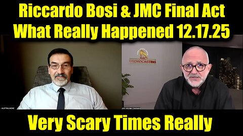 Riccardo Bosi & JMC Final Act 12.17.25 - What Really Happened.