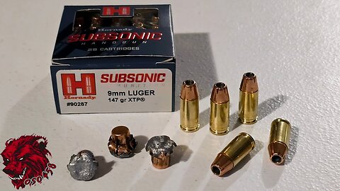 Surprising results, Hornady Subsonic 147gn 9mm Ammo review