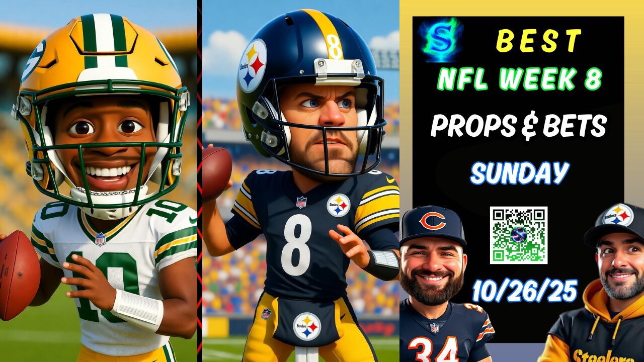 🏈 7 TOP NFL Picks Week 8 2025 | FREE NFL Best Bets, Predictions, & Player Props | PRIZEPICKS Today