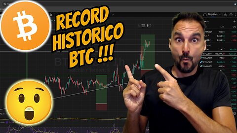 RECORD HISTORICO BTC, AHORA CORRECCION?!! Bitcoin y Solana