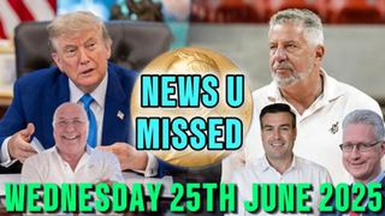 CHARLIE WARD DAILY NEWS WITH CHARLIE WARD, PAUL BROOKER & LEMBIT OPIK WEDNESDAY 25TH JUNE 2025