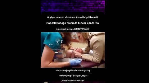 takiemu dziecku szczepią Gdybym zmieszał aluminium, formaldehyd i komórki z