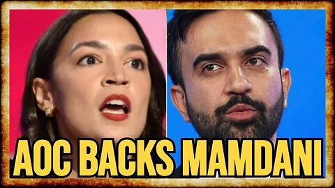 AOC Endorses Zohran Mamdani For NYC Mayor