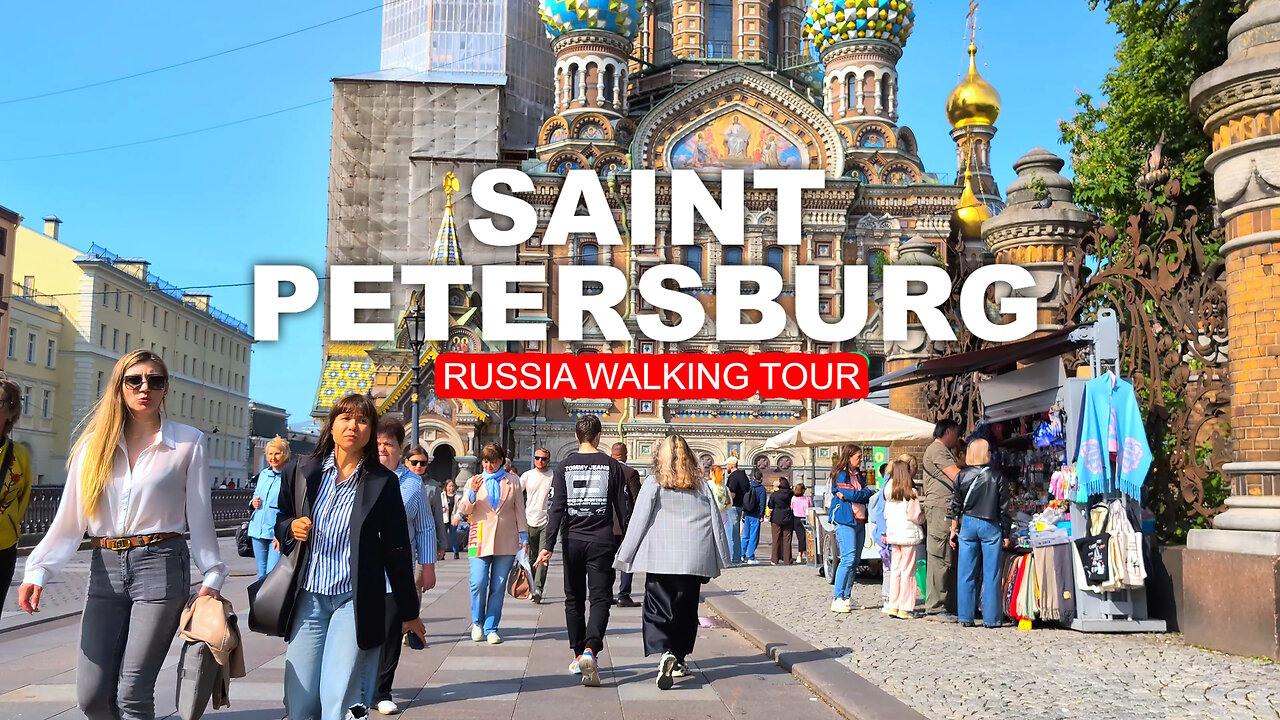 SAINT PETERSBURG, Russia walking tour in the MOST SANCTIONED country in the WORLD!