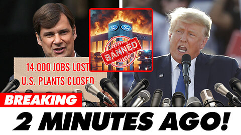 Ford SHUTS DOWN Production In US And Trumps Reaction Says It All!