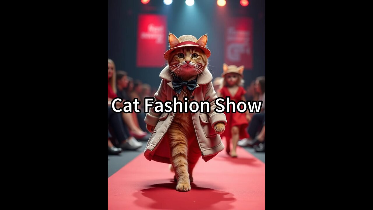 Pawsitively Purr-fect Runway! 🐾 Cat Fashion Show Extravaganza!🙀🐈🐈