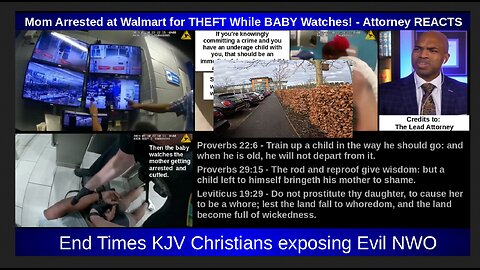 Mom Arrested at Walmart for THEFT While BABY Watches! - Attorney REACTS