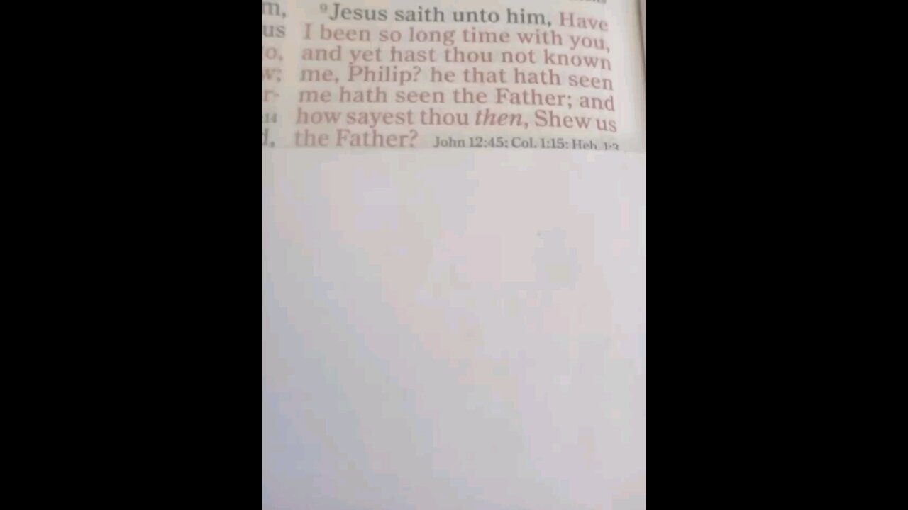 John 1:18,14:9