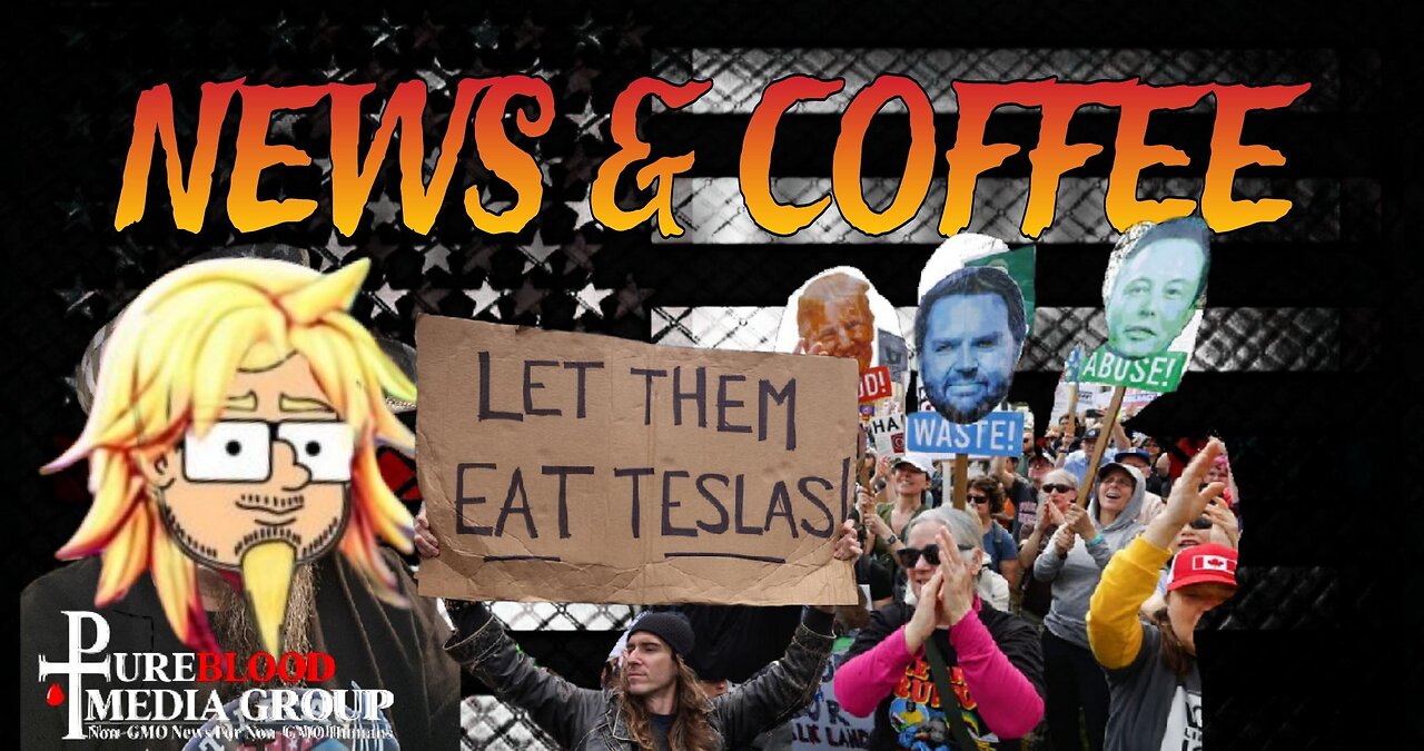 NEWS & COFFEE WITH HANDY- HANDS OFF PROTEST, OLD FOLKS GET EXERCISE, ECONOMY DOOMED? AND MORE