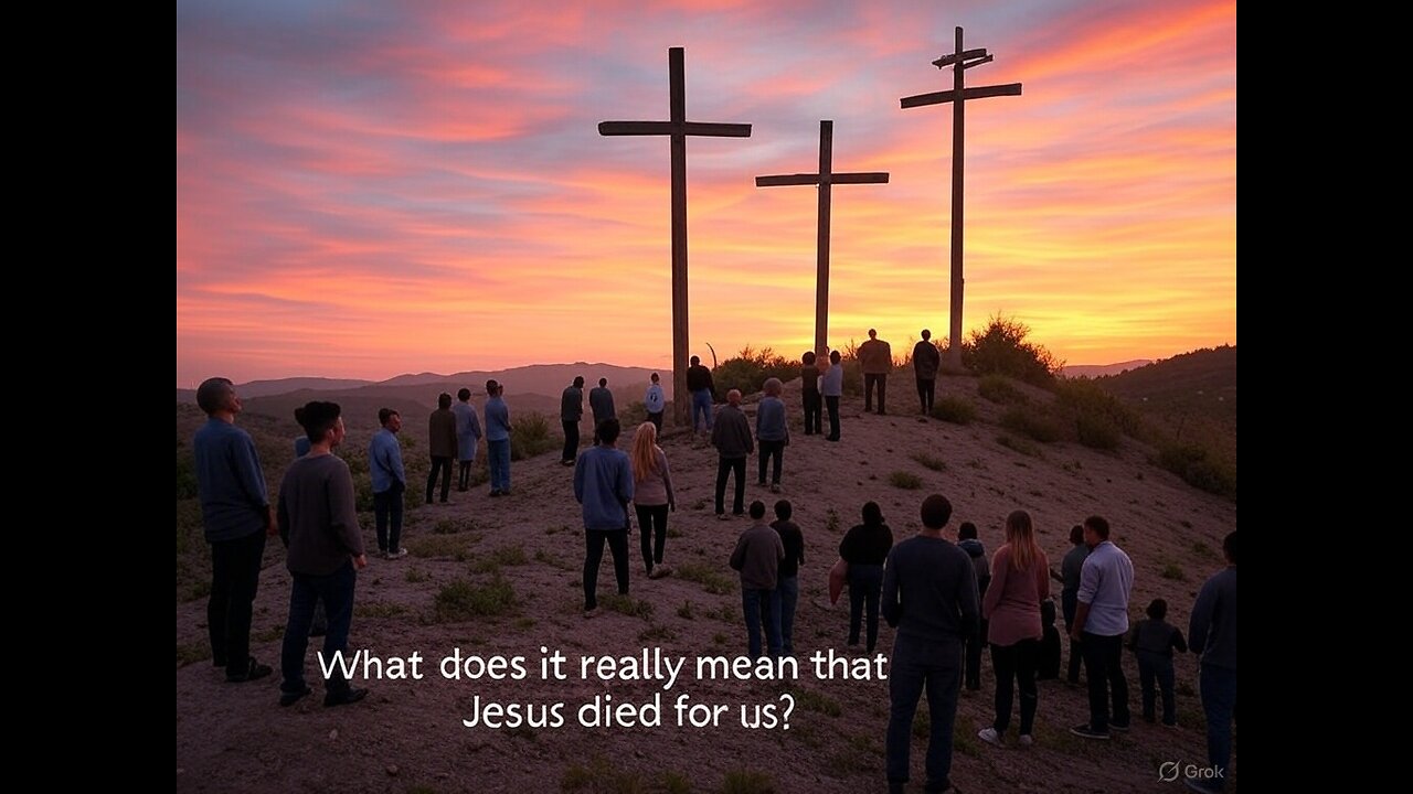 What does it really mean that Jesus died for us?