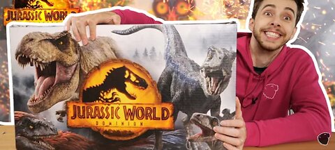 Giant jurasic world box unboxing