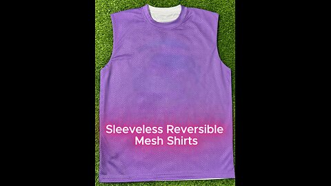 Two Looks, One Shirt! Sleeveless Custom Reversible Mesh Shirts 🔥